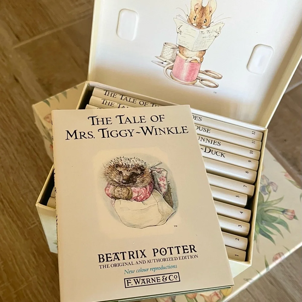 THE WORLD OF PETER RABBIT by Beatrix Potter 1987 1-12 Hard Cover Books Box Set - Picture 7 of 16